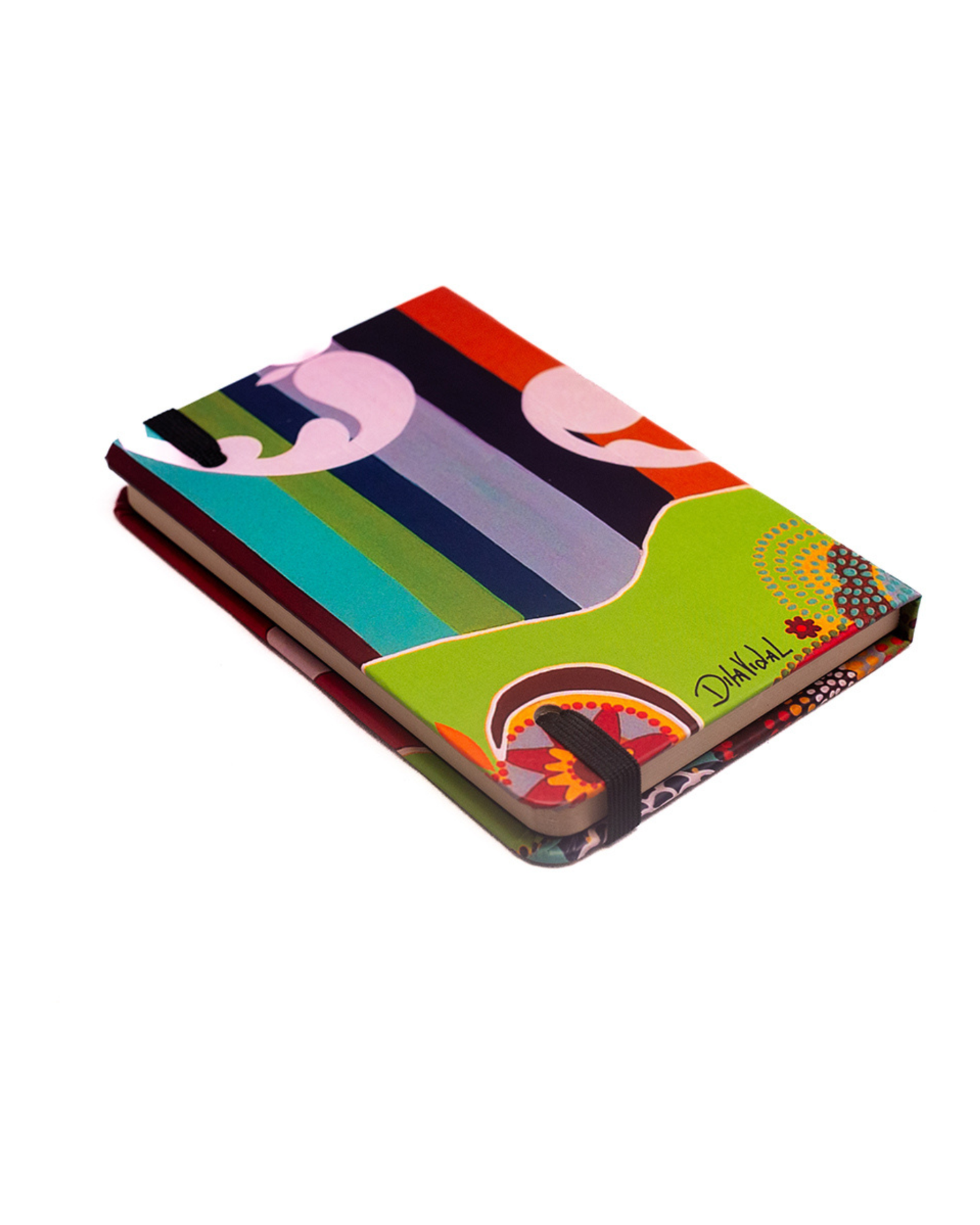 Caderno Corcovado Verde capa dura 9x13 Dila Vidal