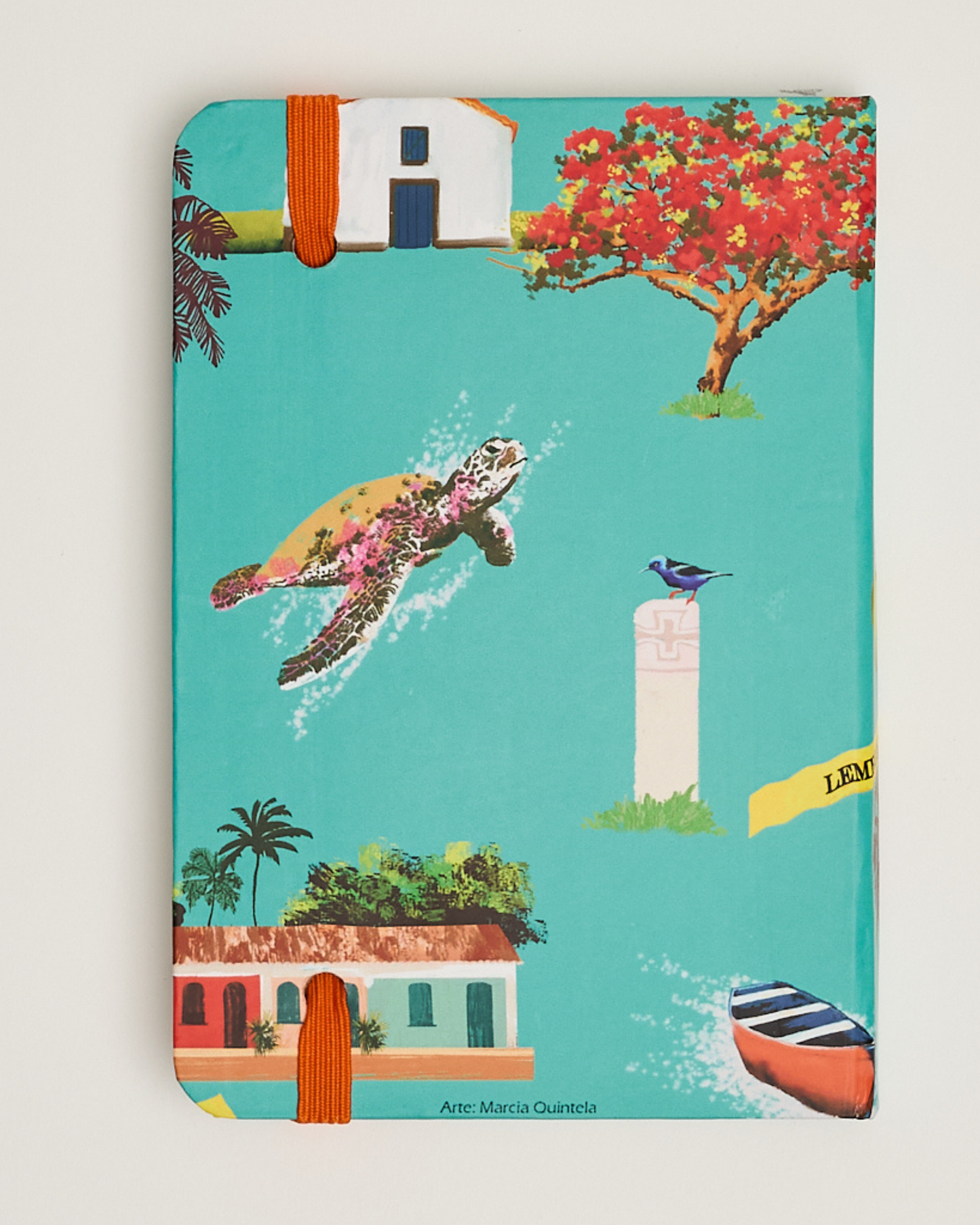 Caderno capa dura 9x13 Marcia Quintela