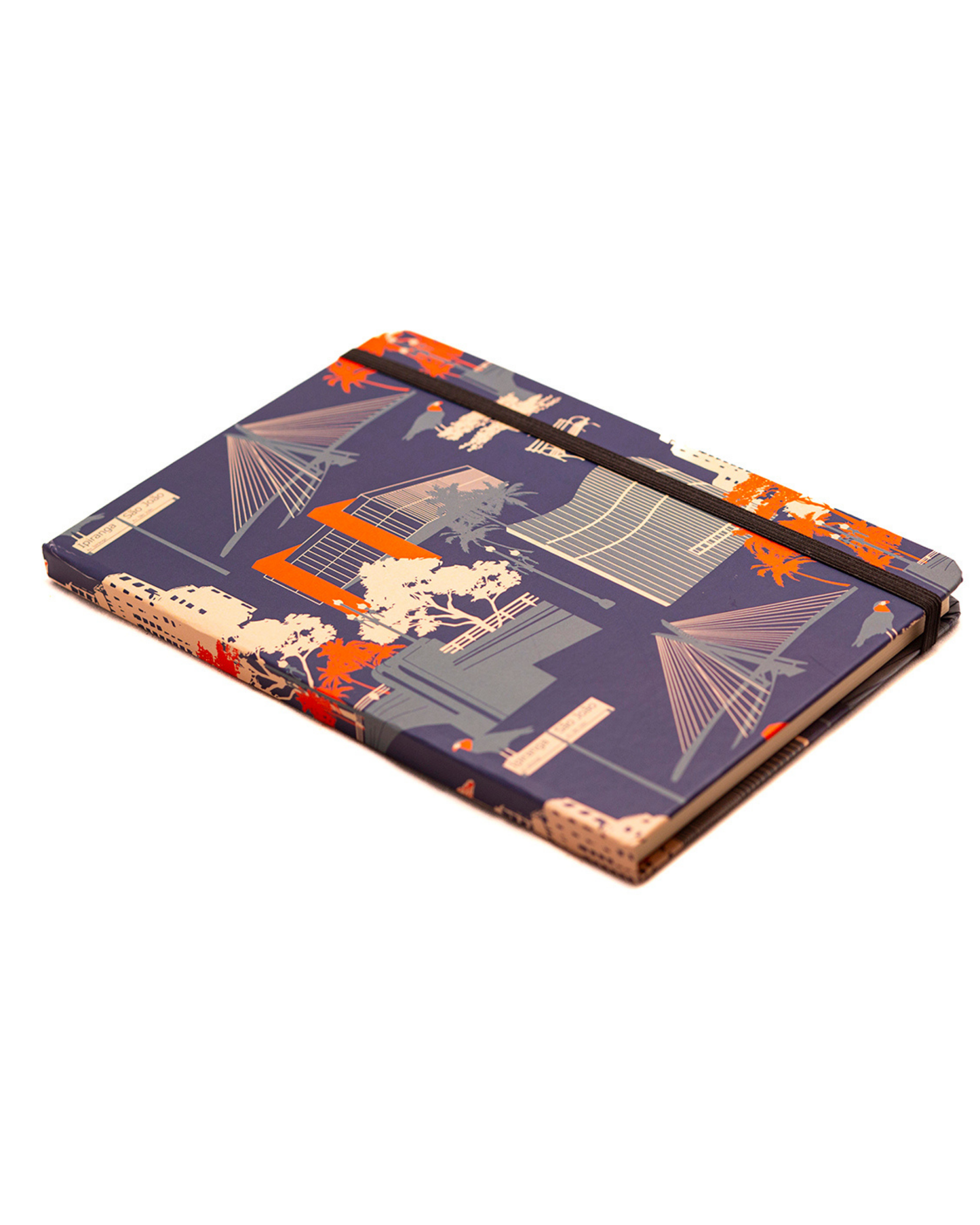 Caderno São Paulo Azul capa dura 14x21 Marcia Quintela