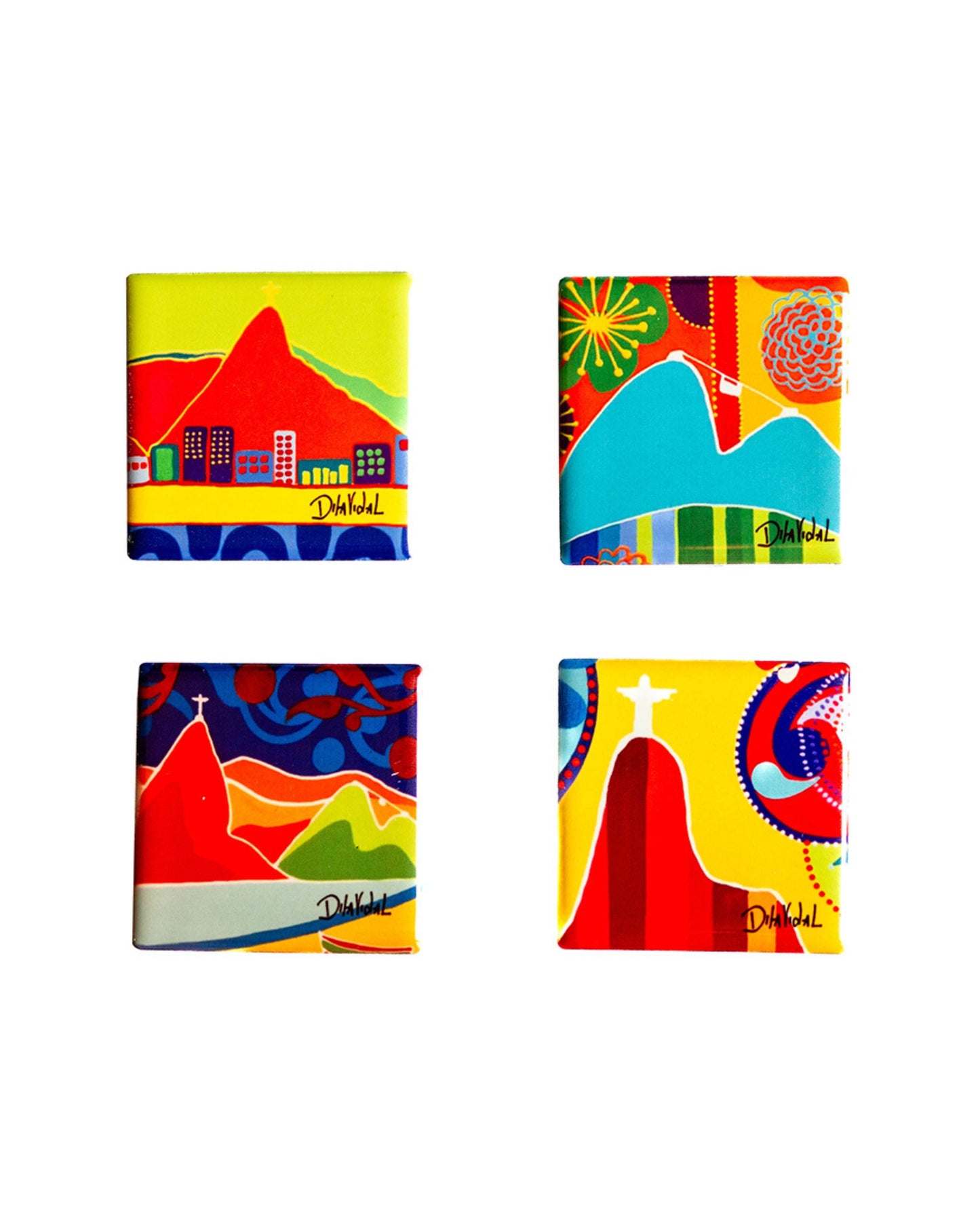 Azulejo Imã Conjunto 1 Dila Vidal