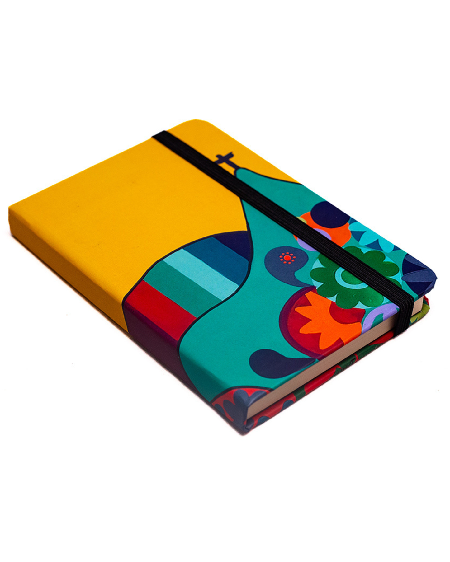 Caderno Céu Amarelo capa dura 9x13 Dila Vidal