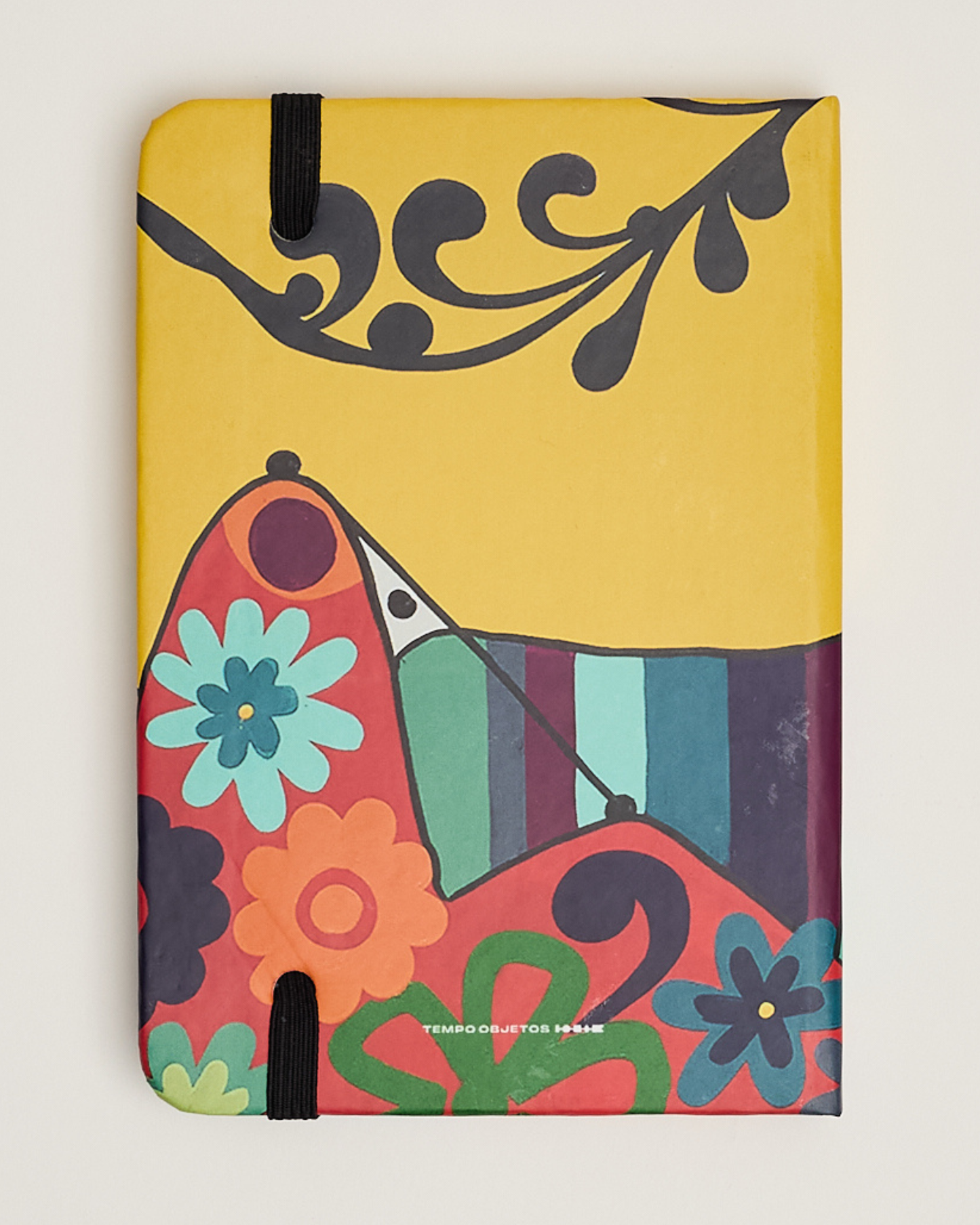 Caderno céu amarelo capa dura 9x13 Dila Vidal