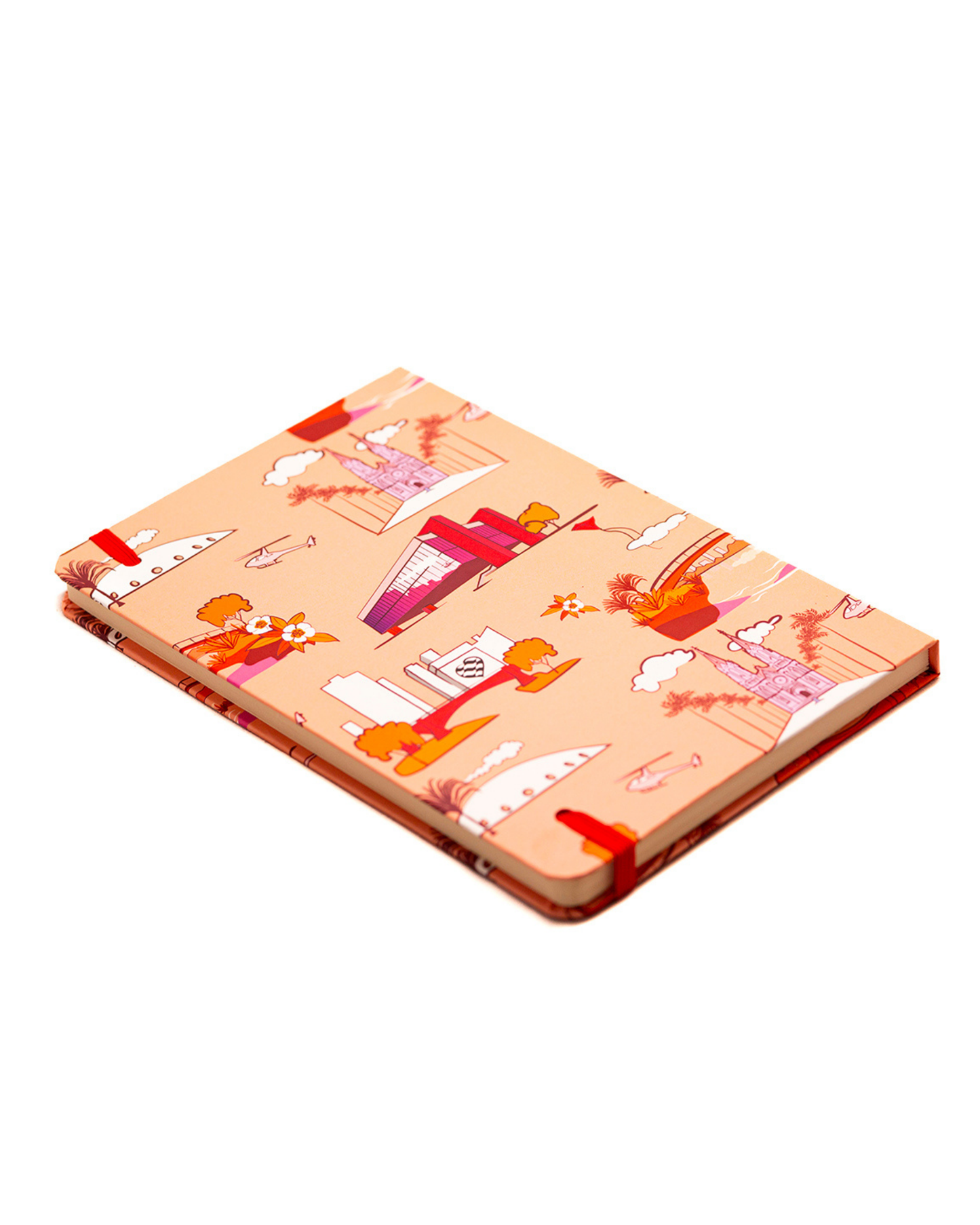 Caderno São Paulo Rosa capa dura 14x21 Marcia Quintela