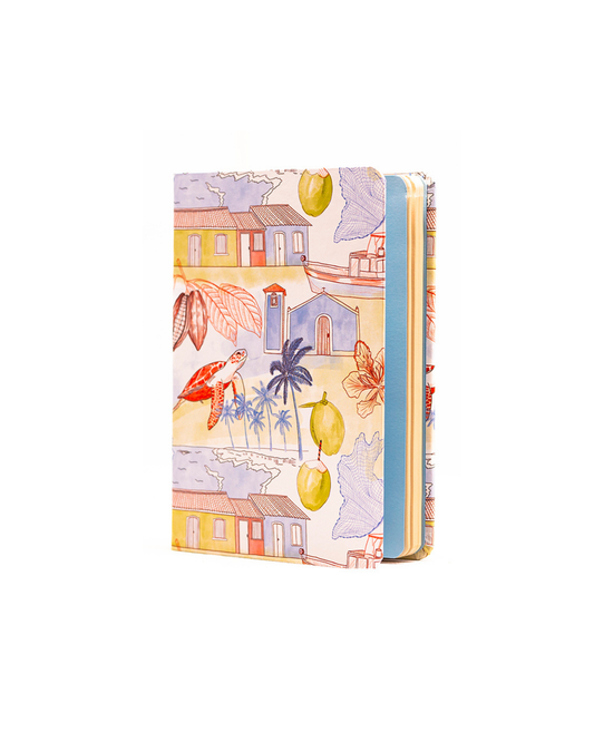 Caderno Bahia 2 capa dura 14x21 Fernanda Varela