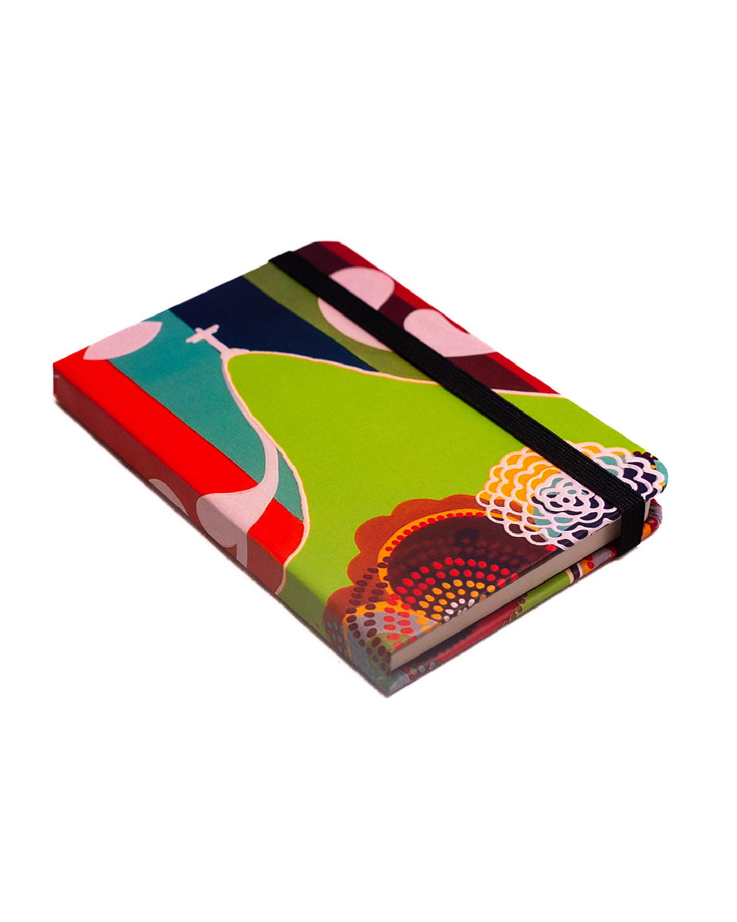 Caderno Corcovado Verde capa dura 9x13 Dila Vidal