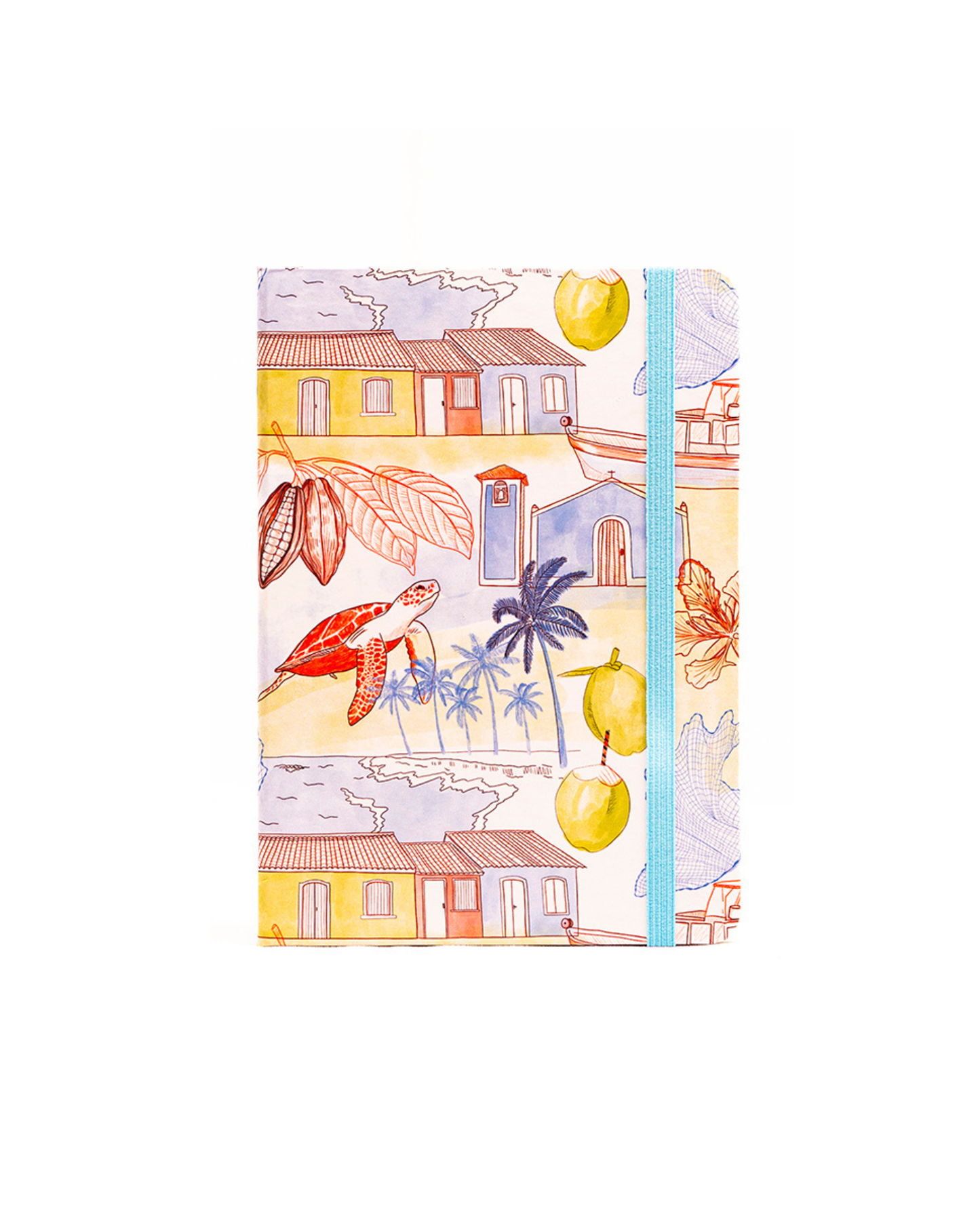 Caderno Bahia 2 capa dura 9x13 Fernanda Varela