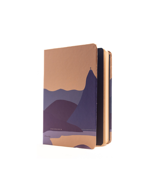 Caderno Contorno Azul capa dura 12x17 Lucia Broomberg