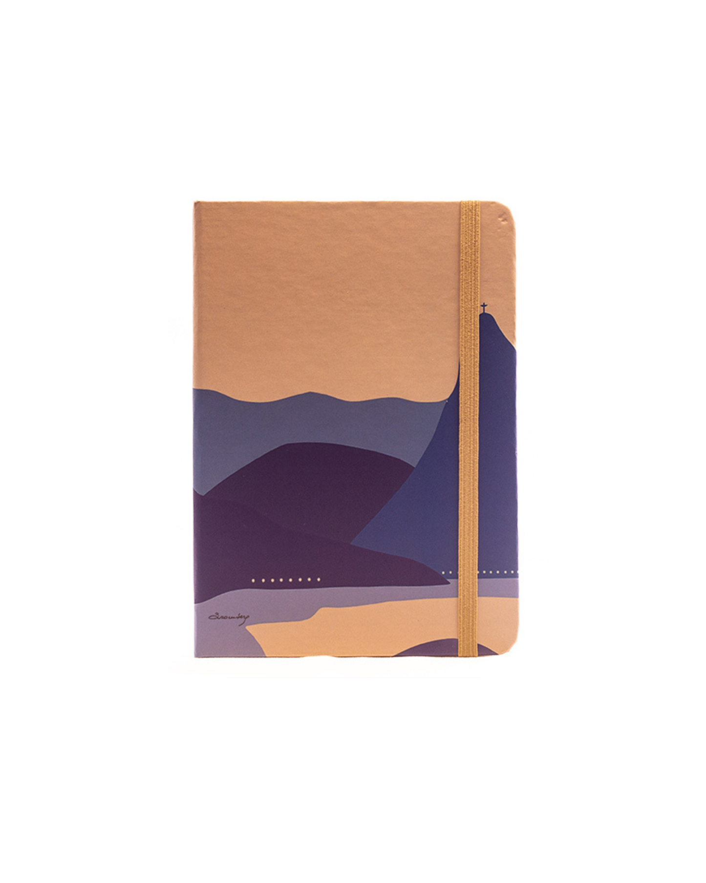 Caderno Contorno Azul capa dura 12x17 Lucia Broomberg