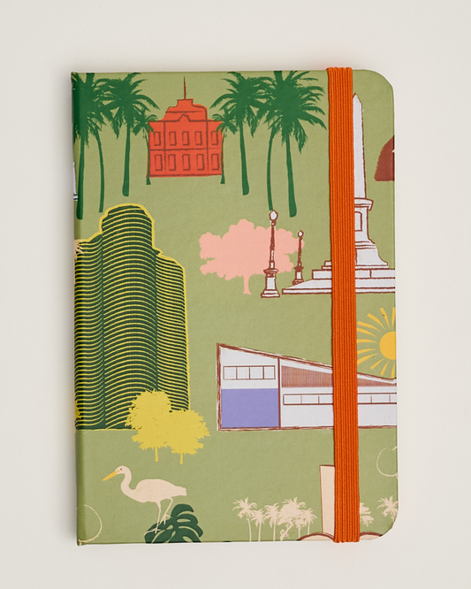 Caderno São Paulo capa dura 9x13 Marcia Quintela