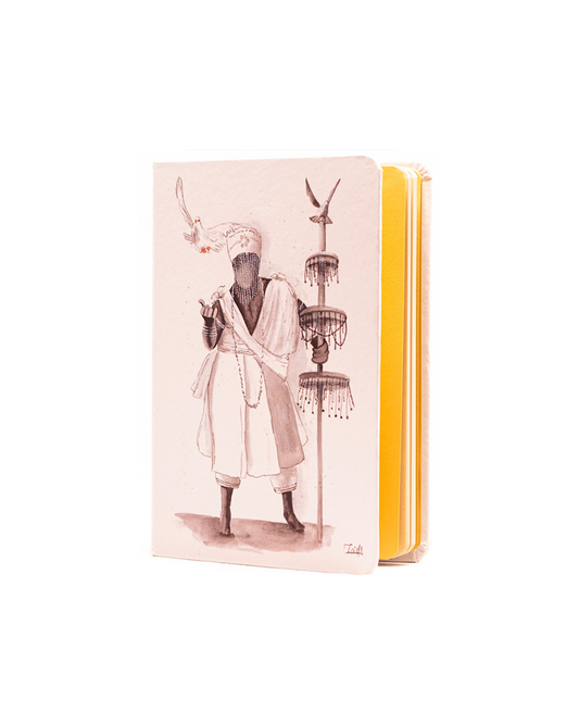Caderno Oxalá capa dura 9x13 Ludmilla
