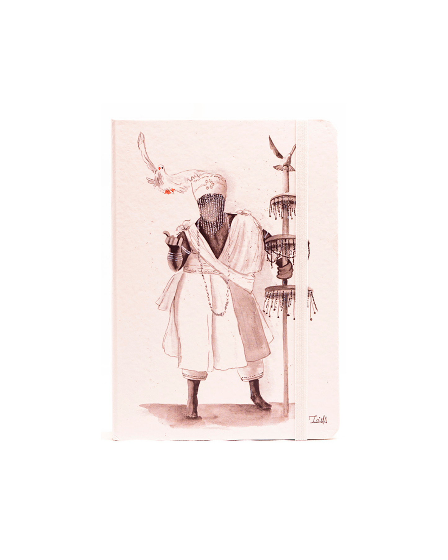 Caderno Oxalá capa dura 9x13 Ludmilla