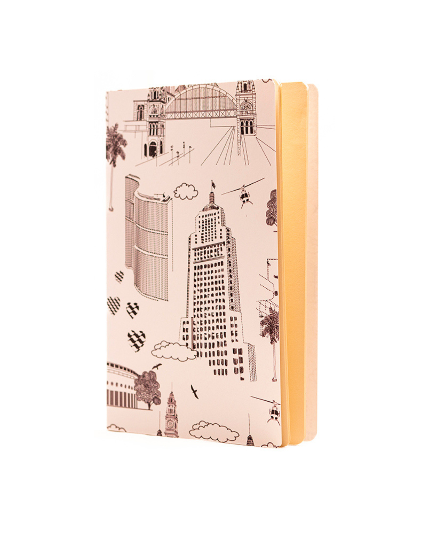 Caderneta São Paulo Preto e Branco capa flex 14x21 Marcia Quintela