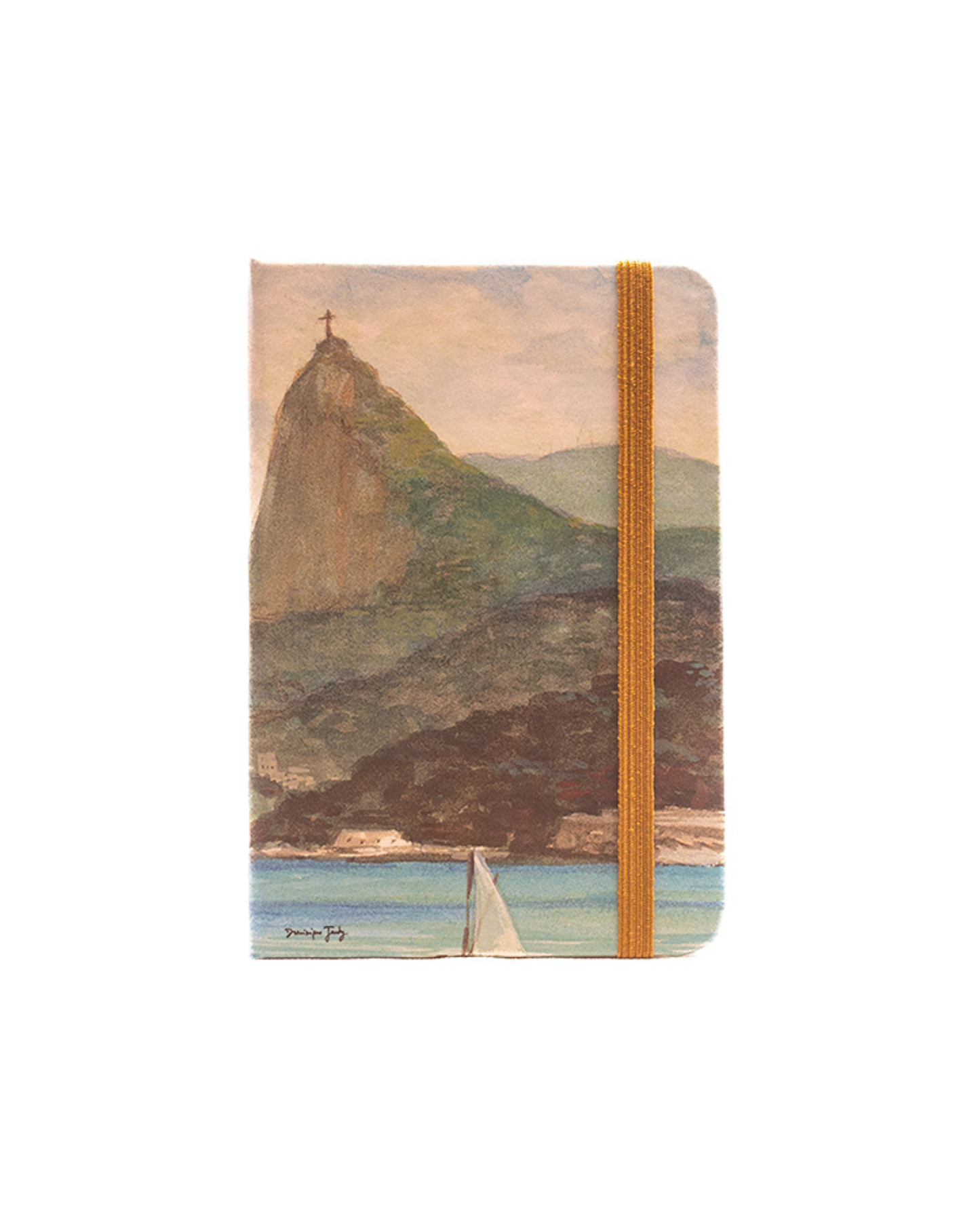 Caderno Corcovado e Lagoa capa dura 14x21 Dominique Jardy