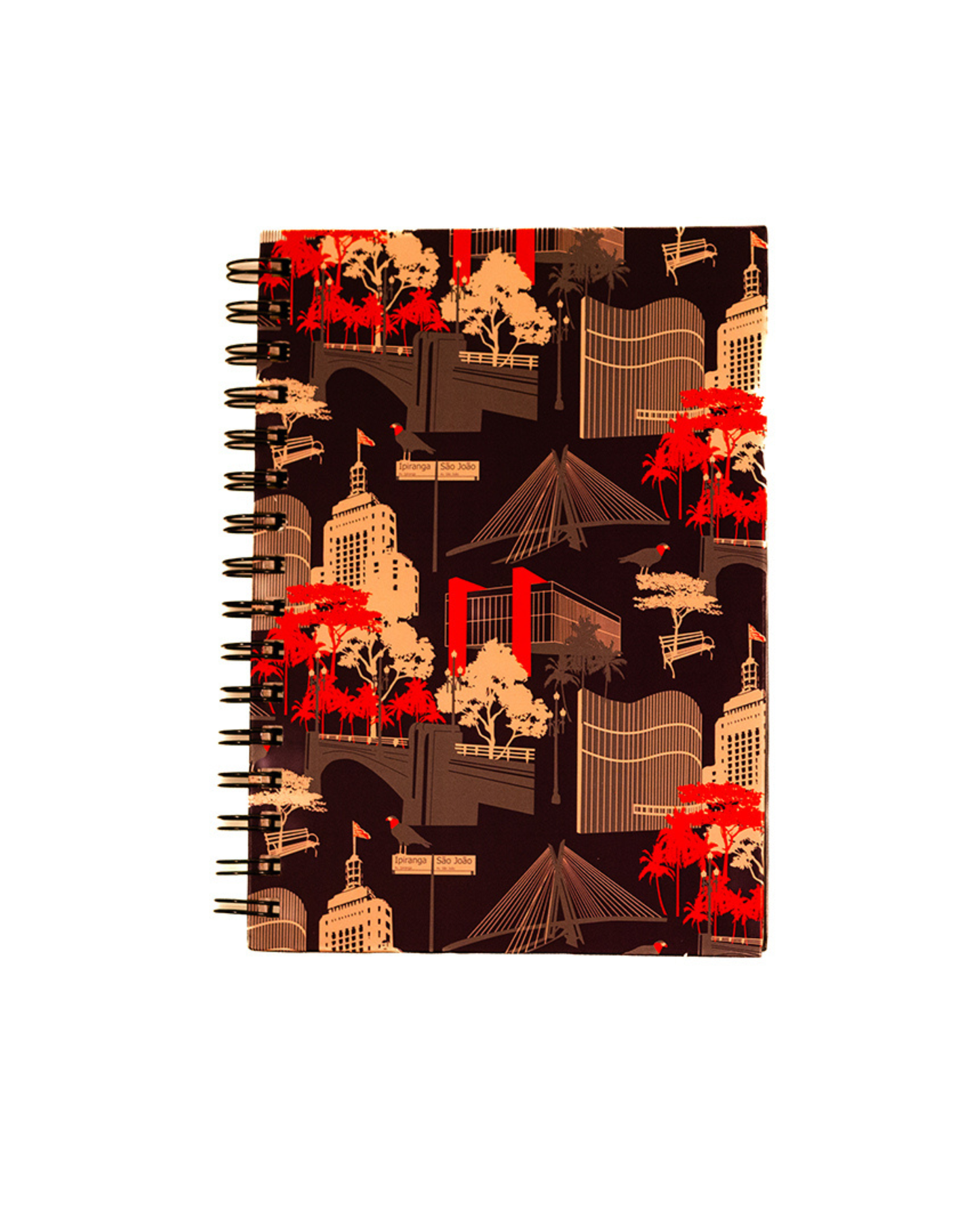 Caderno São Paulo Azul  Wire-o Marcia Quintela