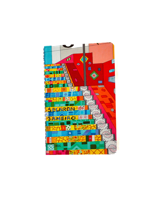 Caderneta Selaron capa flex 9x13 Lucia Broomberg