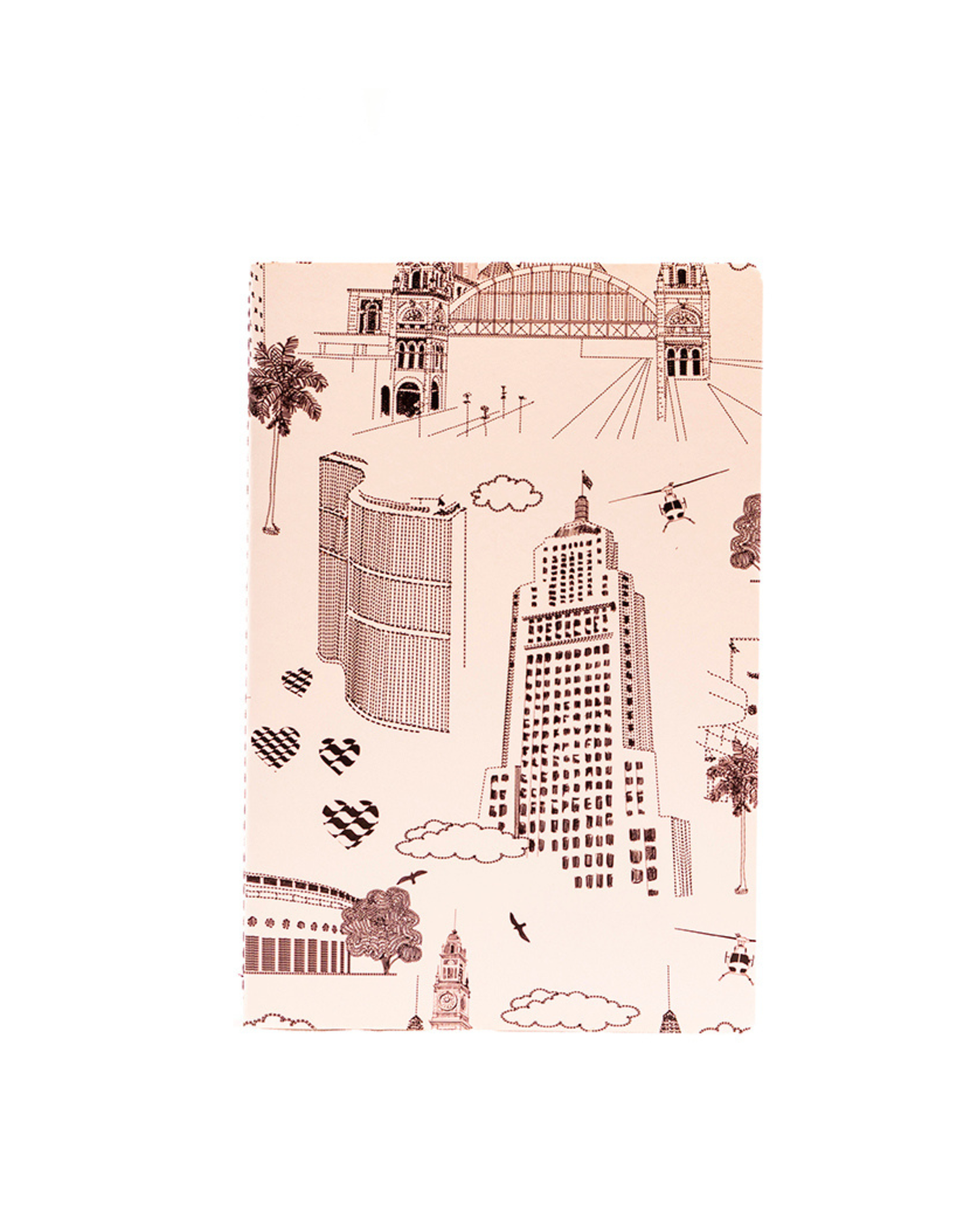 Caderneta São Paulo Preto e Branco capa flex 9x13 Marcia Quintela