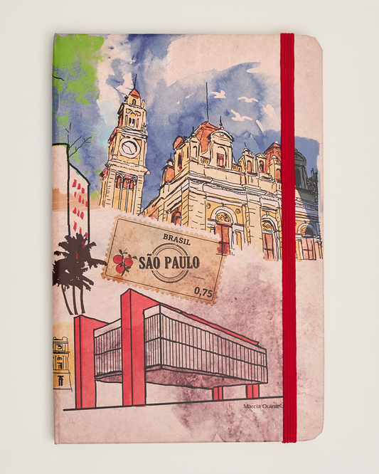 Caderno capa dura 14x21 Márcia Quintela