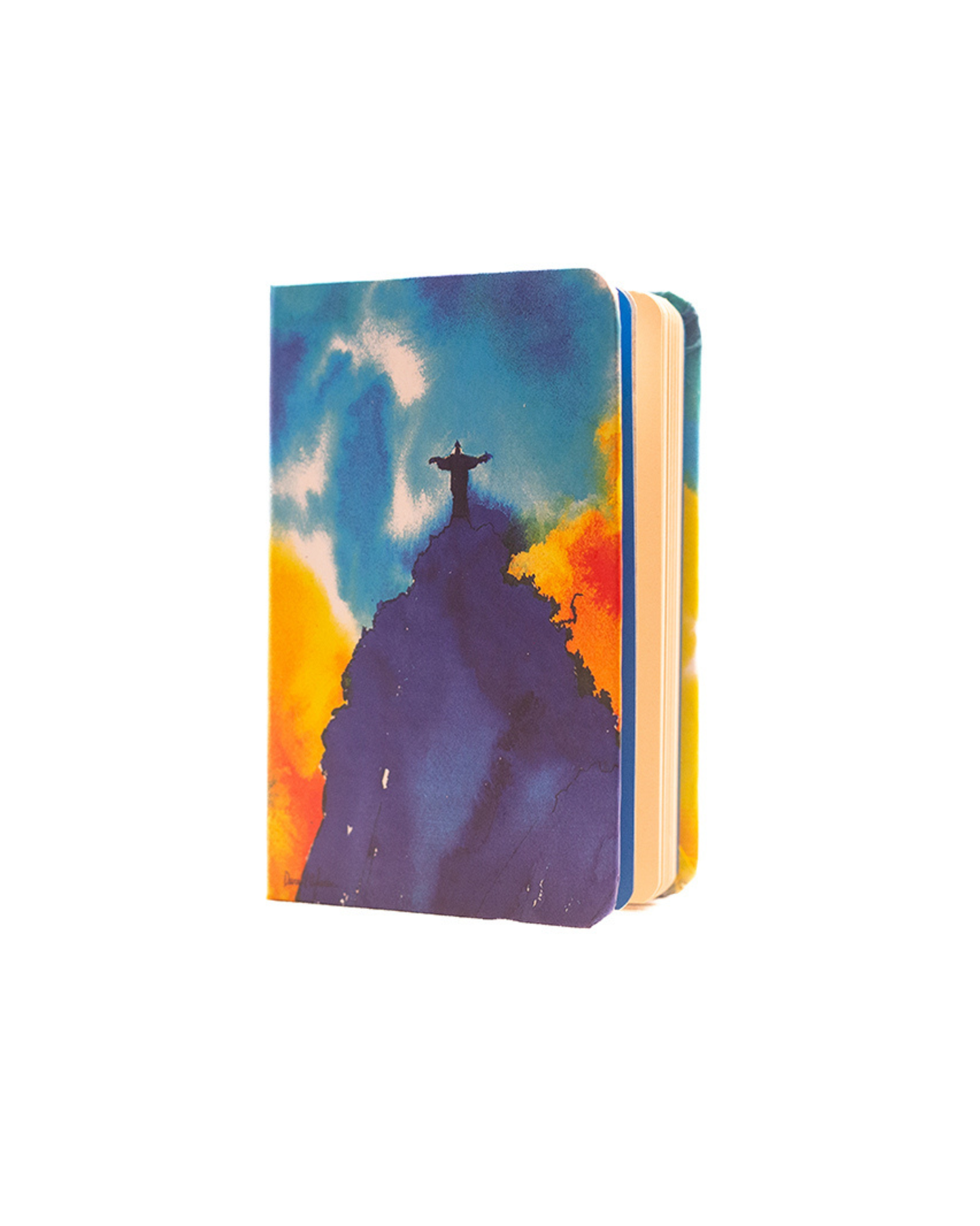 Caderno Cristo Azul capa dura 14x21 Durval Amorim