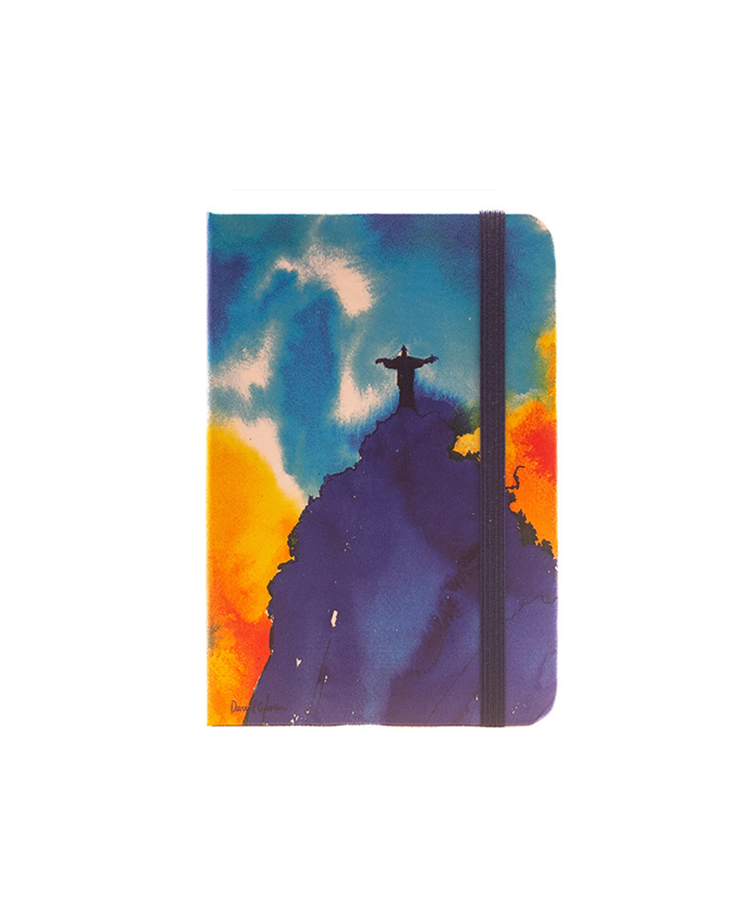 Caderno Cristo Azul capa dura 14x21 Durval Amorim