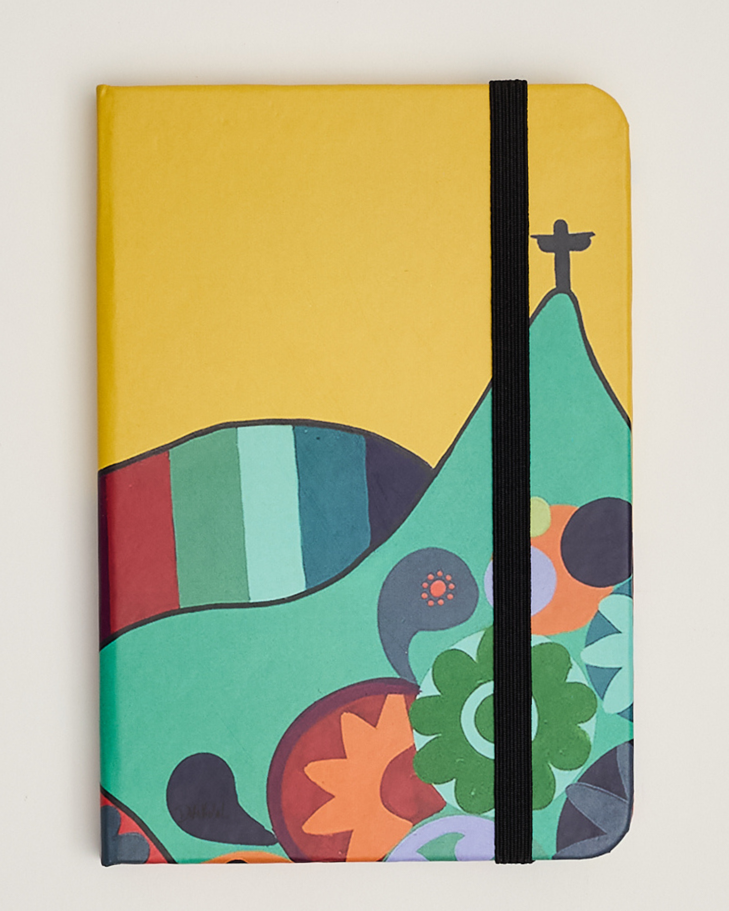 Caderno céu amarelo capa dura 9x13 Dila Vidal