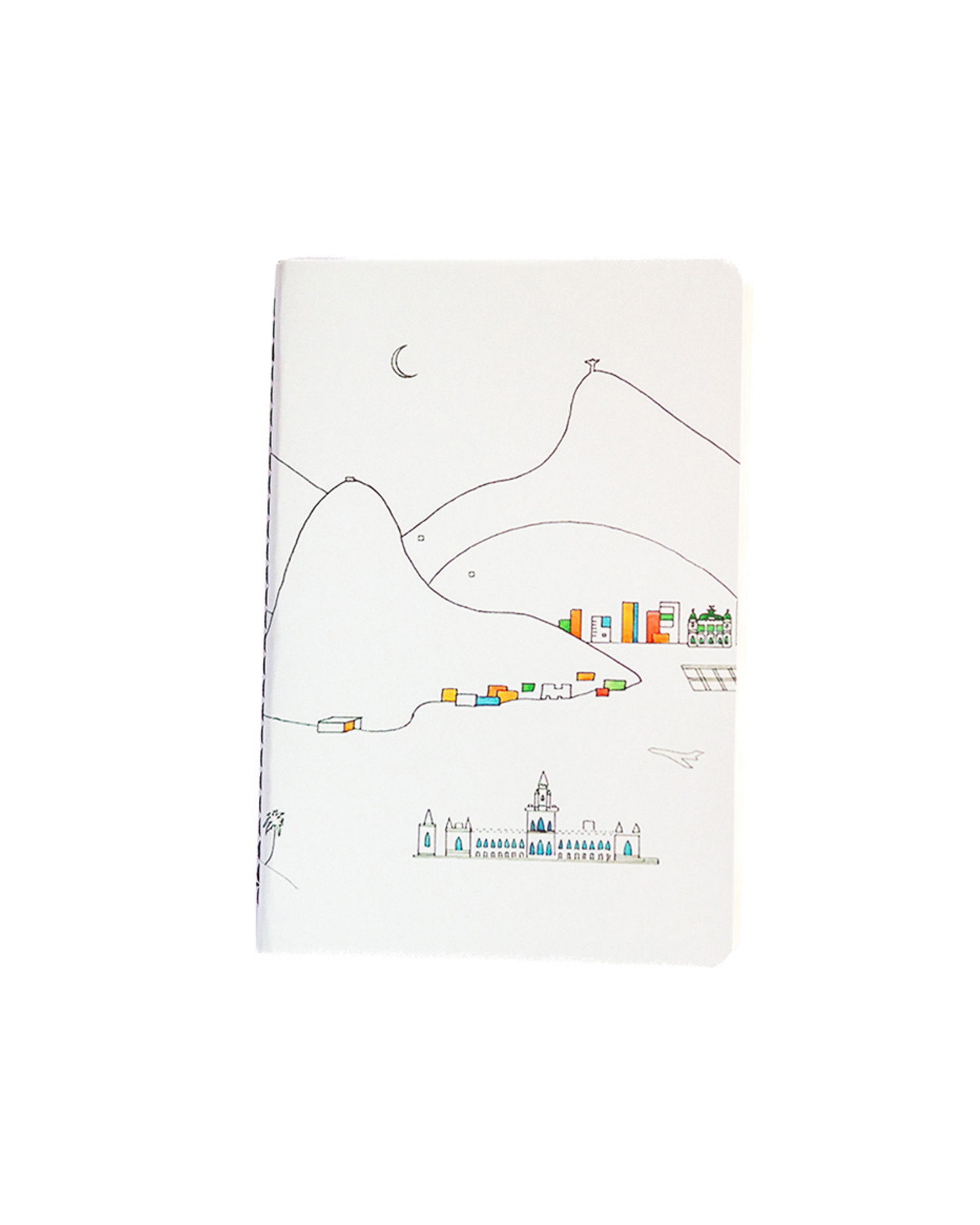 Caderneta Horizonte Branco capa flex 9x13 Lucia Broomberg