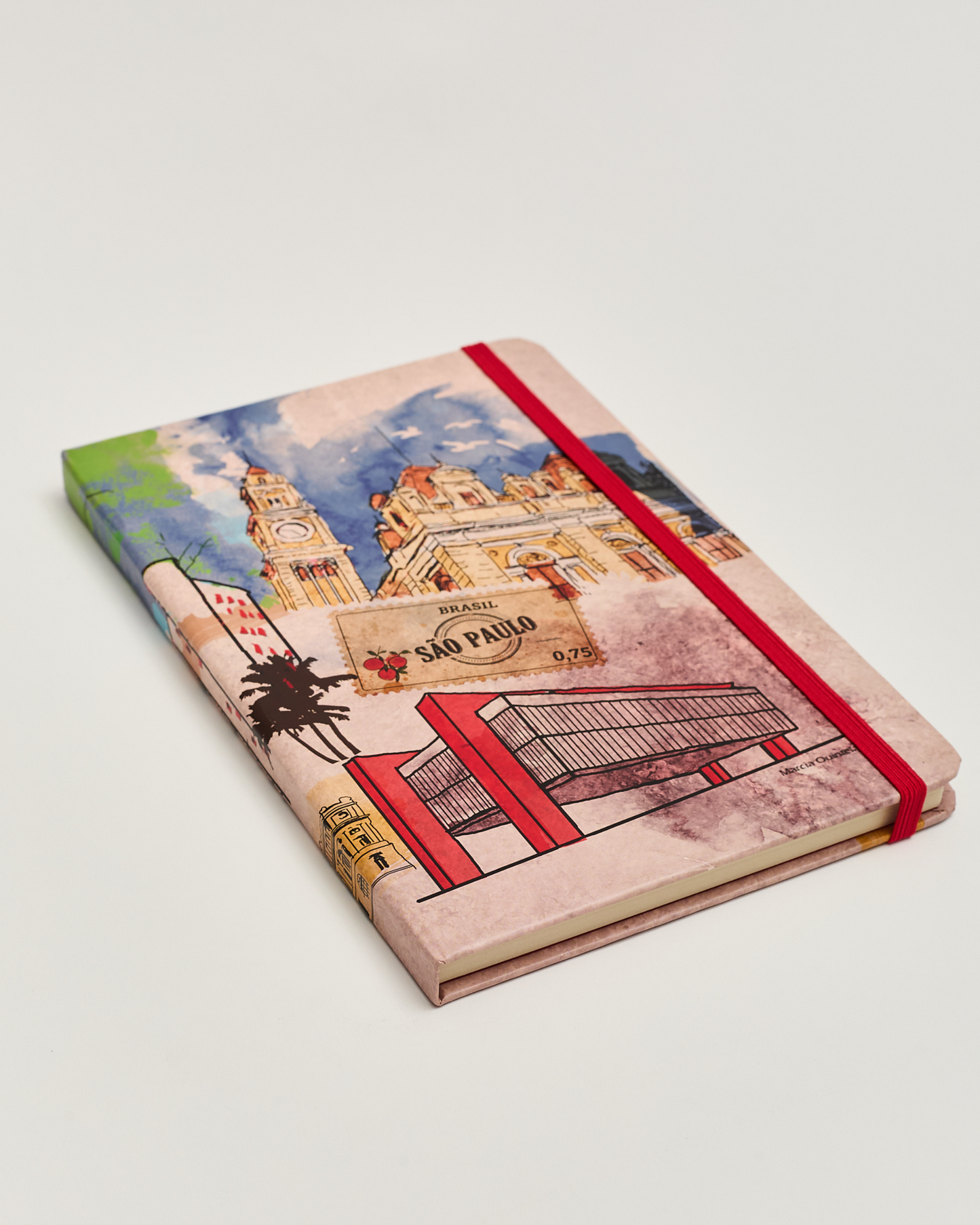 Caderno capa dura 14x21 Márcia Quintela