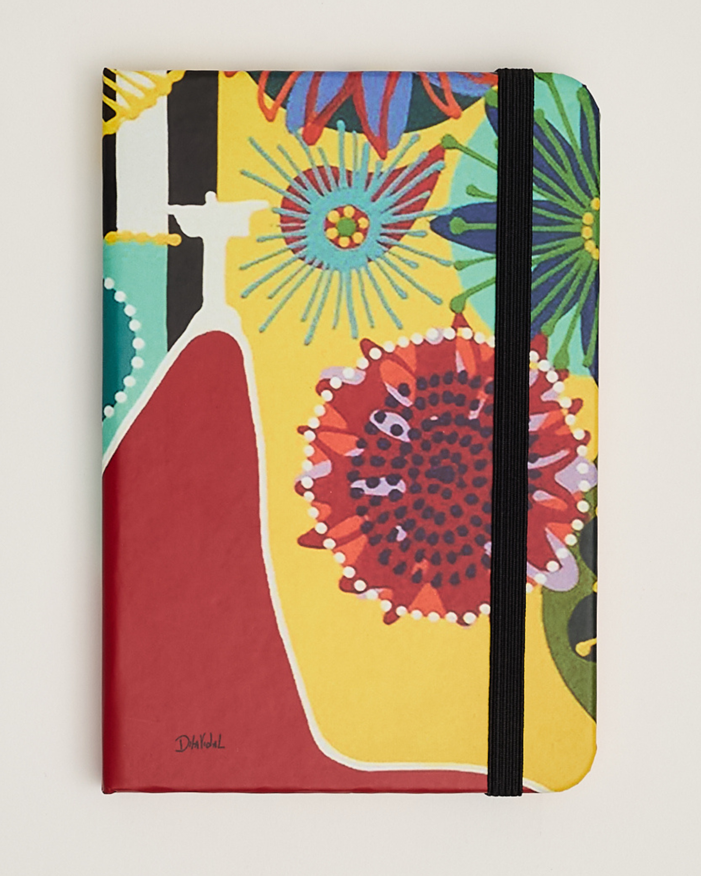 Caderno Corcovado vermelho capa dura 9x13 Dila Vidal