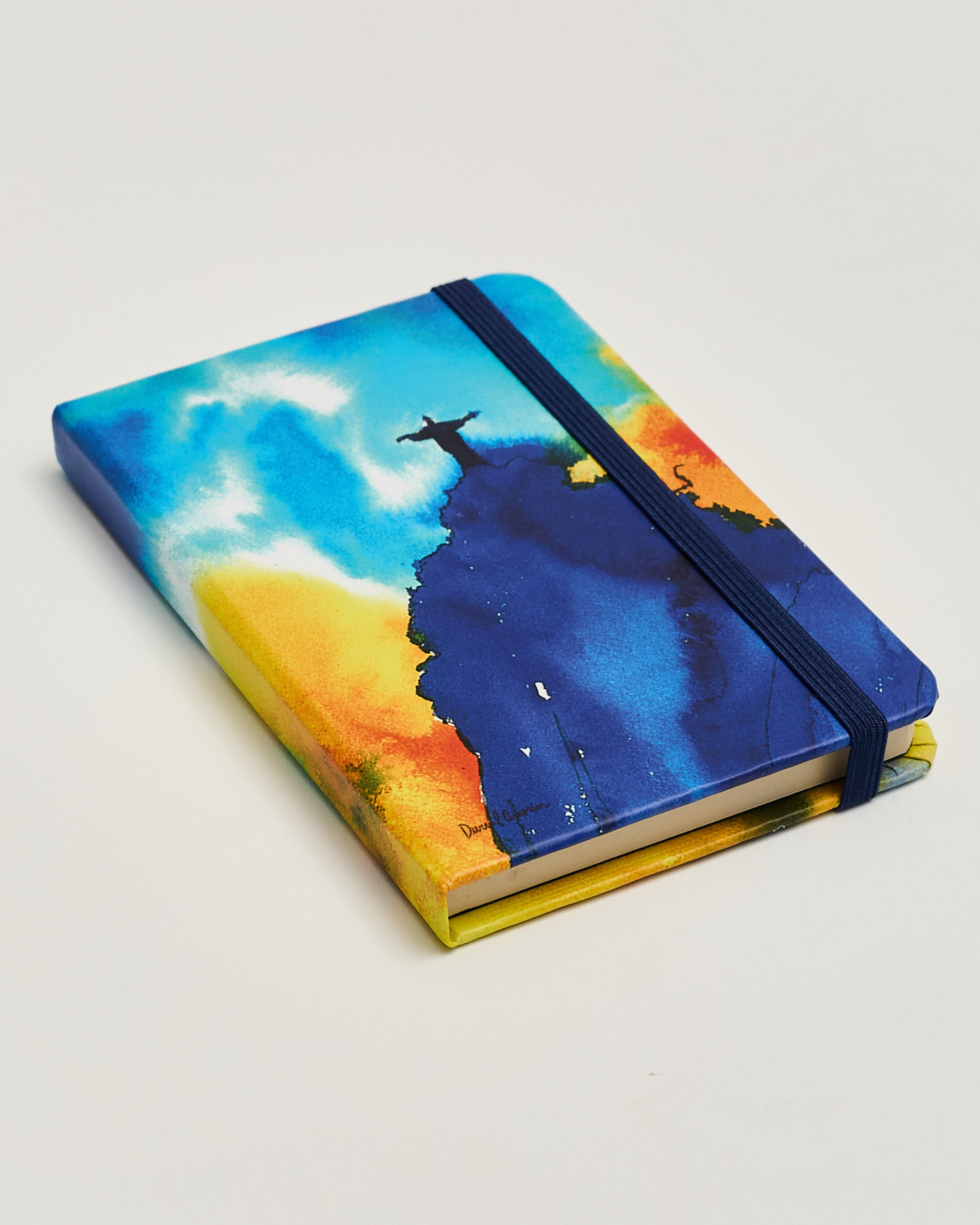 Caderno Cristo Azul  capa dura 9x13 Durval Amorim