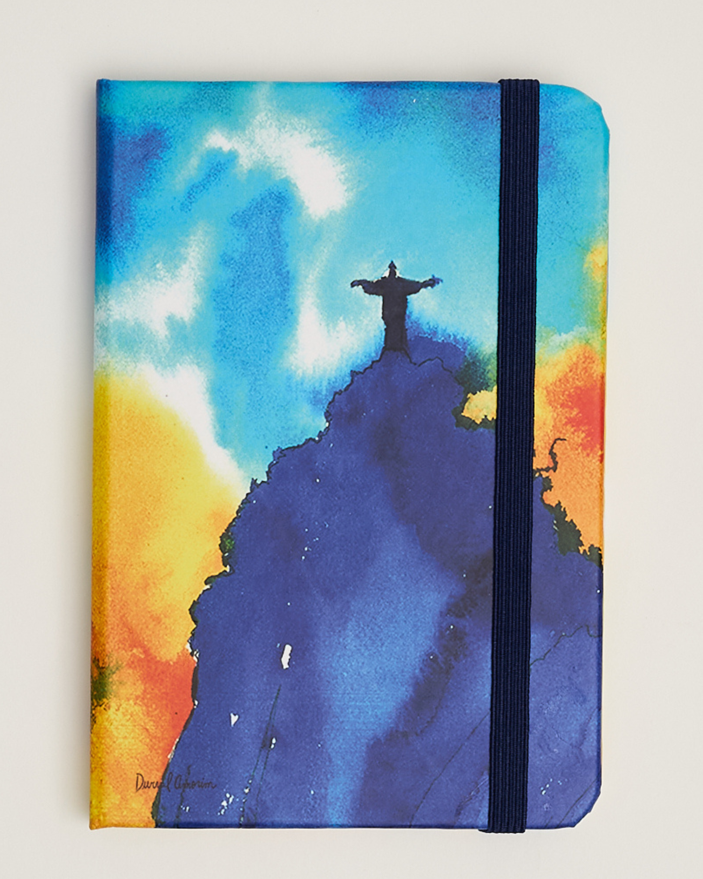 Caderno Cristo Azul capa dura 12x17 Durval Amorim
