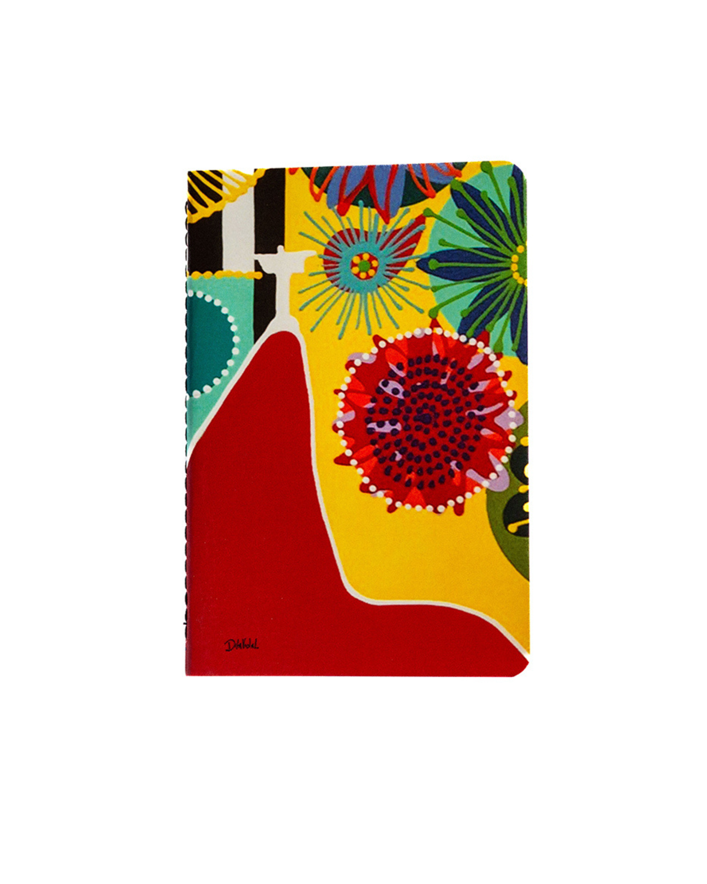 Caderneta Corcovado Vermelho capa flex 9x13 Dila Vidal