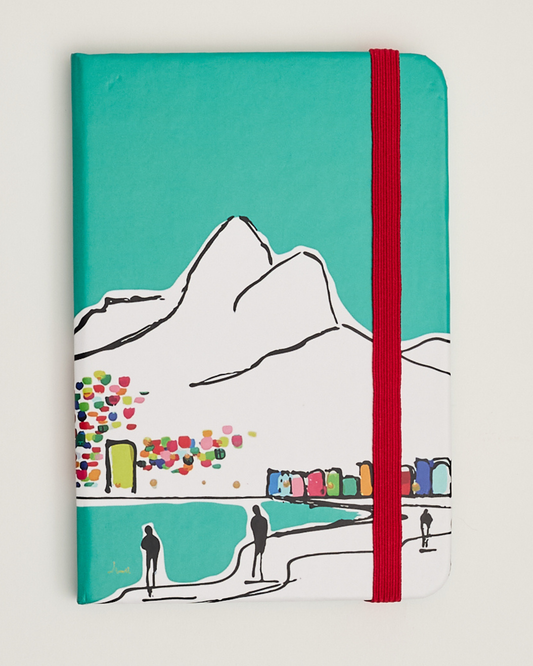 Caderno Ipanema capa dura 9x13 Linda Valente
