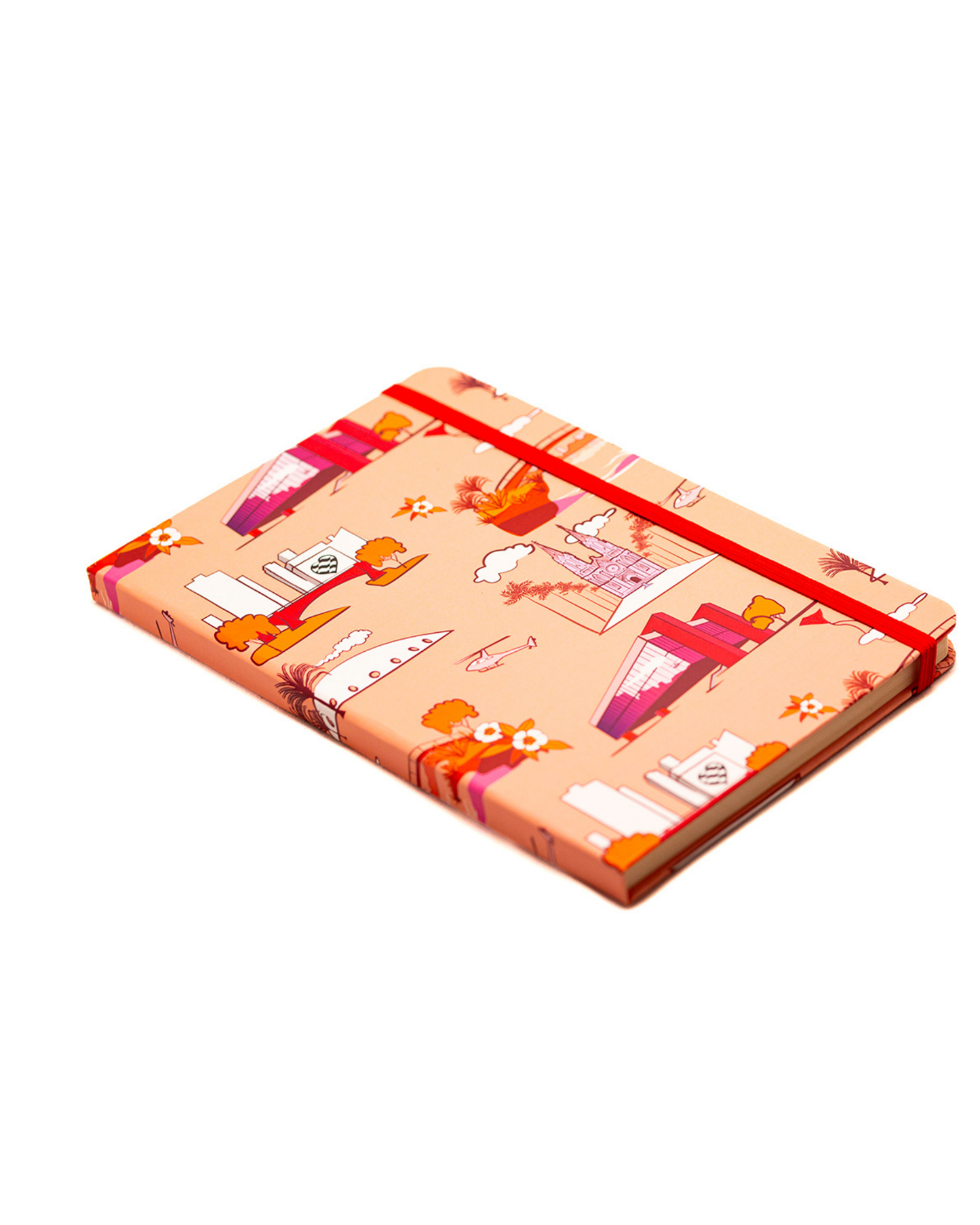 Caderno São Paulo Rosa capa dura 14x21 Marcia Quintela