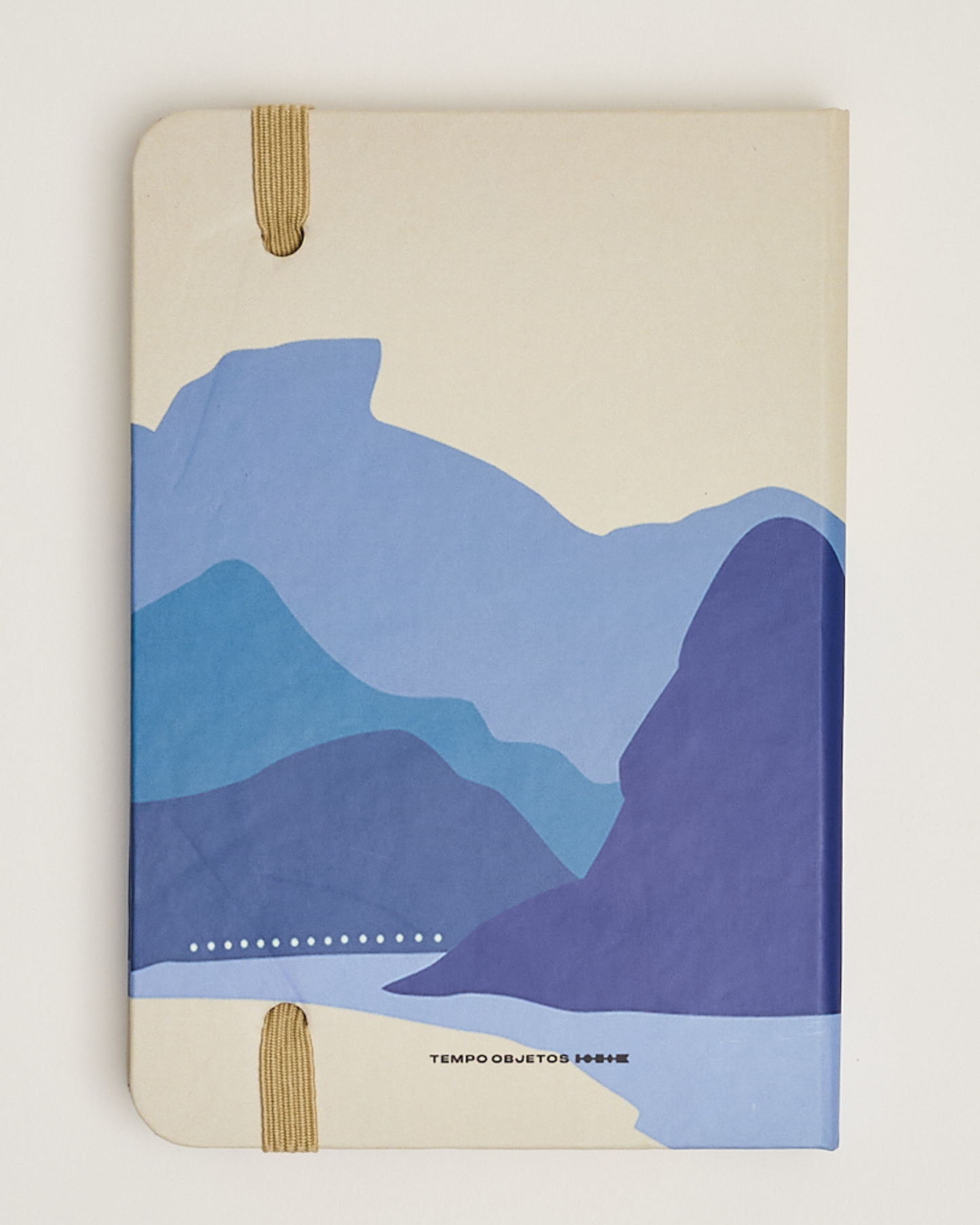 Caderno Contorno Azul capa dura 9x13 Lucia Bromberg