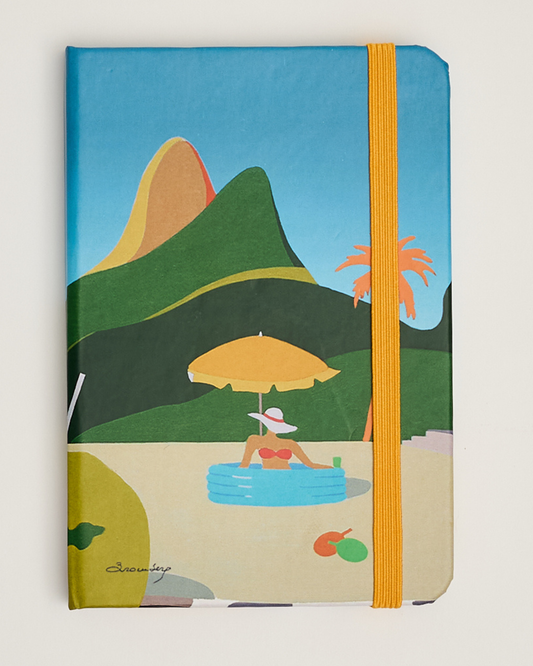 Caderno Ipanema capa dura 9x13 Lucia Bromberg